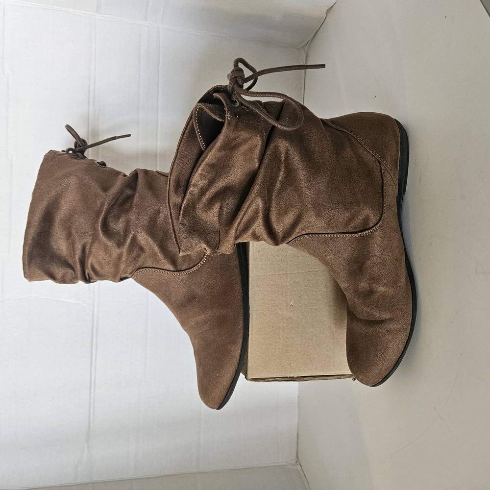 Brown Suede Women's Boots